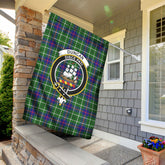 Duncan Modern Tartan Crest Garden Flag